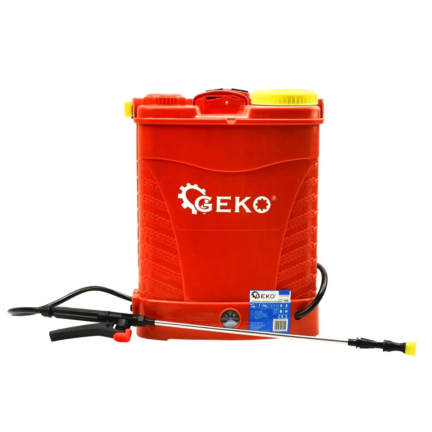 GEKO OPRYSKIWACZ PLECAKOWY AKUMULATOROWY 16L LEKKI