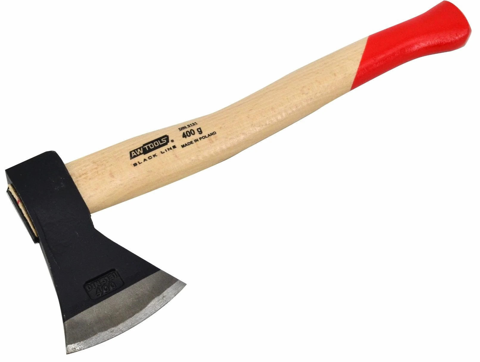 Siekiera ciesielska z drewnianym trzonkiem 0.6kg