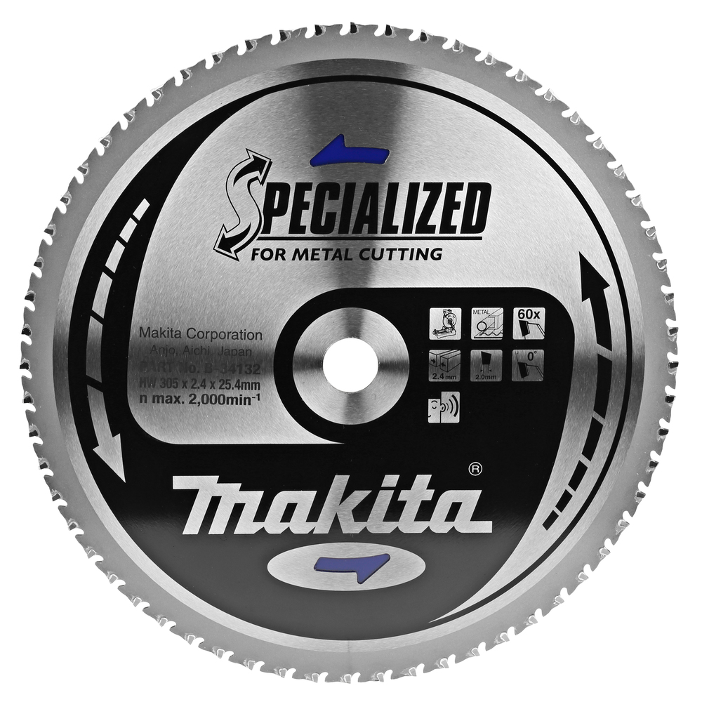 MAKITA B-34132 - PIŁA TARCZOWA 305x25.4x60z SPECJALIZED STAL MIĘKKA