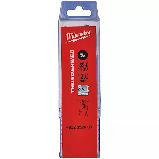 Milwaukee 4932352403 - Wiertło do metalu HSS-G 12,0 x 101/151 mm