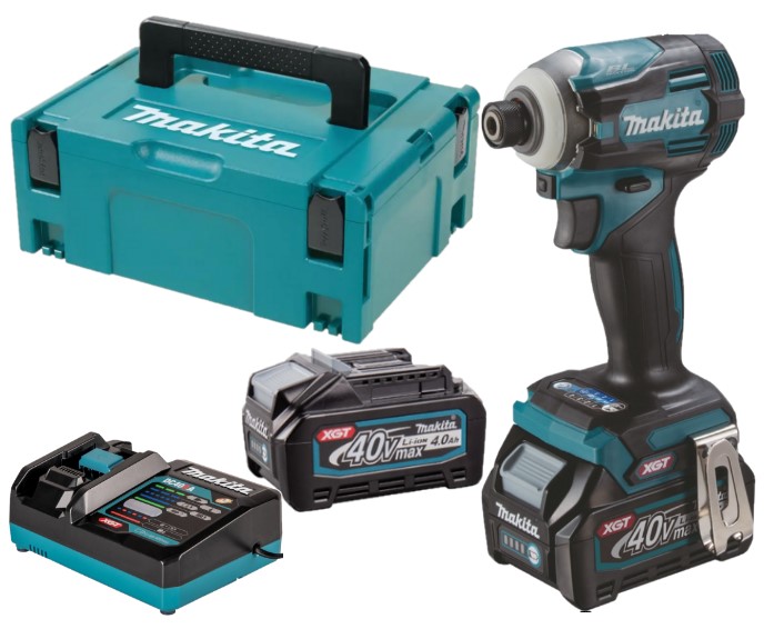 MAKITA TD001GM201 - akumulatorowa zakrętarka udarowa 220Nm HEX 1/4