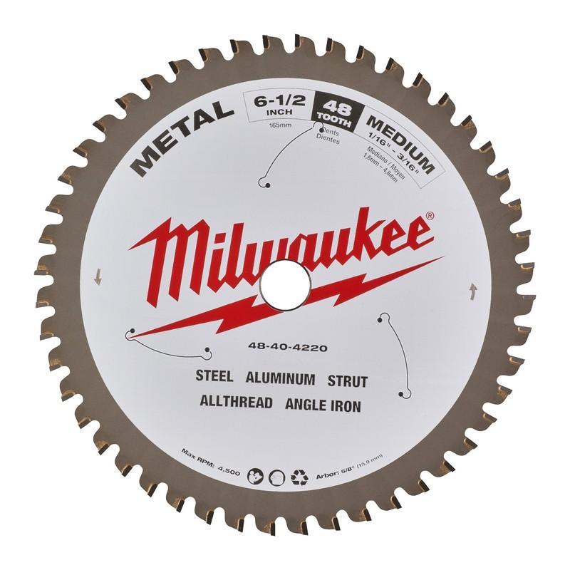Milwaukee 48404220 - Tarcza pilarska do metalu 165 x 15,87 mm, 48 zębów
