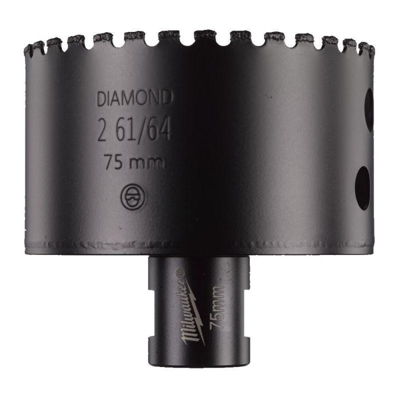 Milwaukee 4932478286 - Wiertło diamentowe do wiercenia na sucho, M14 Diamond Max, 75 mm
