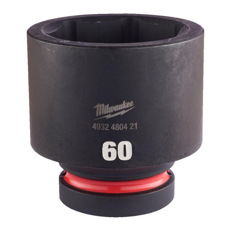 Milwaukee 4932480421 - Nasadka udarowa Shockwave 1" 6-kątna, krótka, metryczna, 60 mm