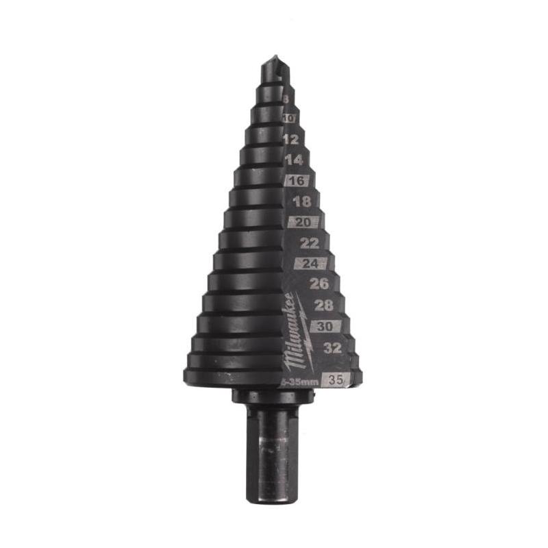 Milwaukee 48899395 - Wiertło stopniowe kobaltowe do metalu, 6 - 35 mm