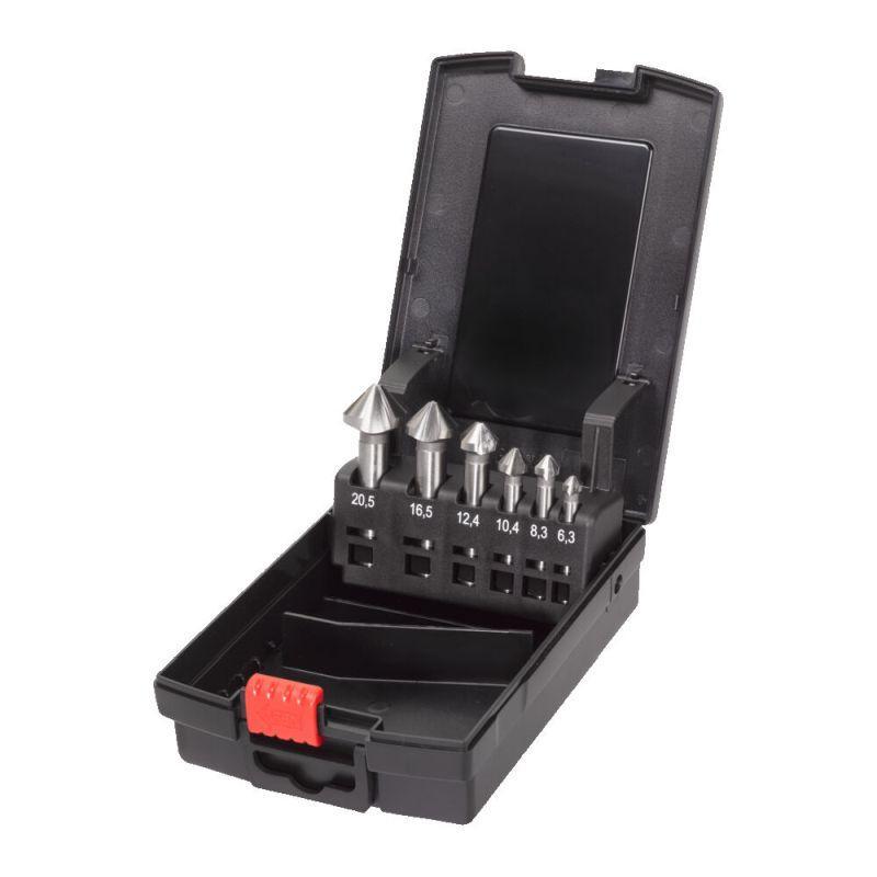 Milwaukee 4932493575 - Zestaw frezów stożkowych do pogłębiania HSS z kobaltem, 6,3 - 20,5 mm