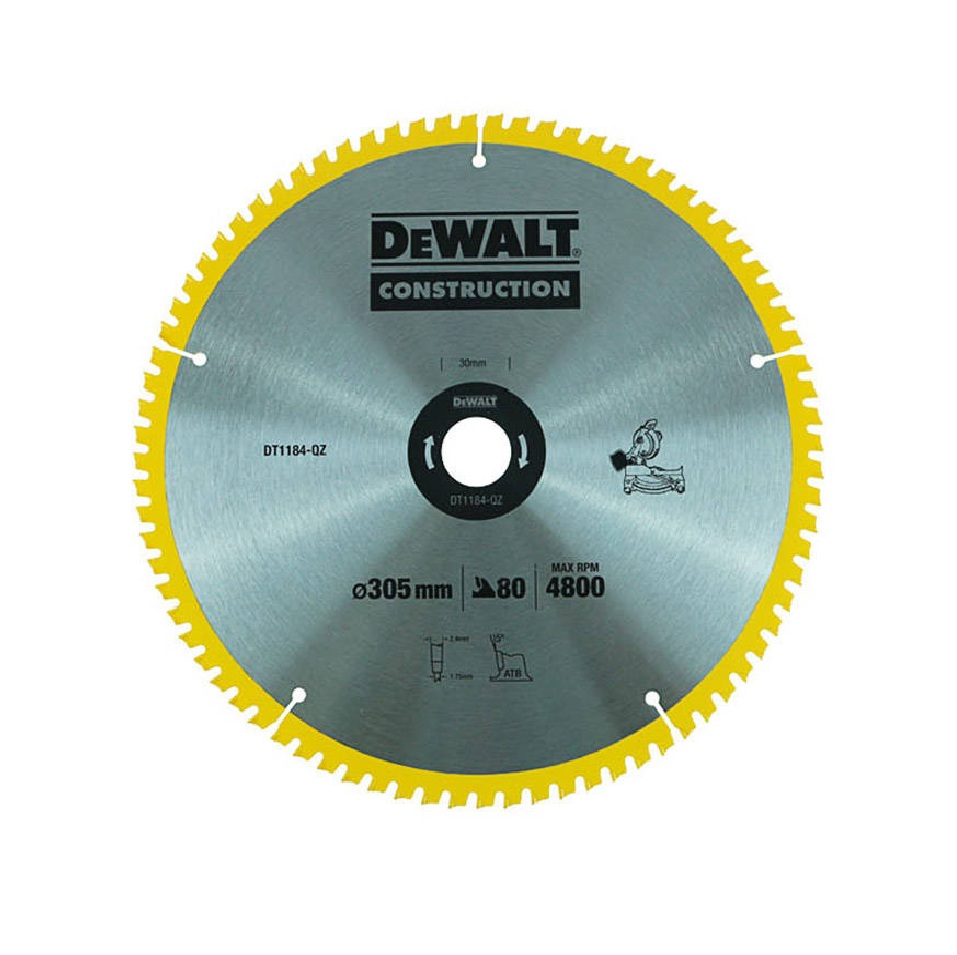 DEWALT DT1184 - Tarcza tnąca do drewna
