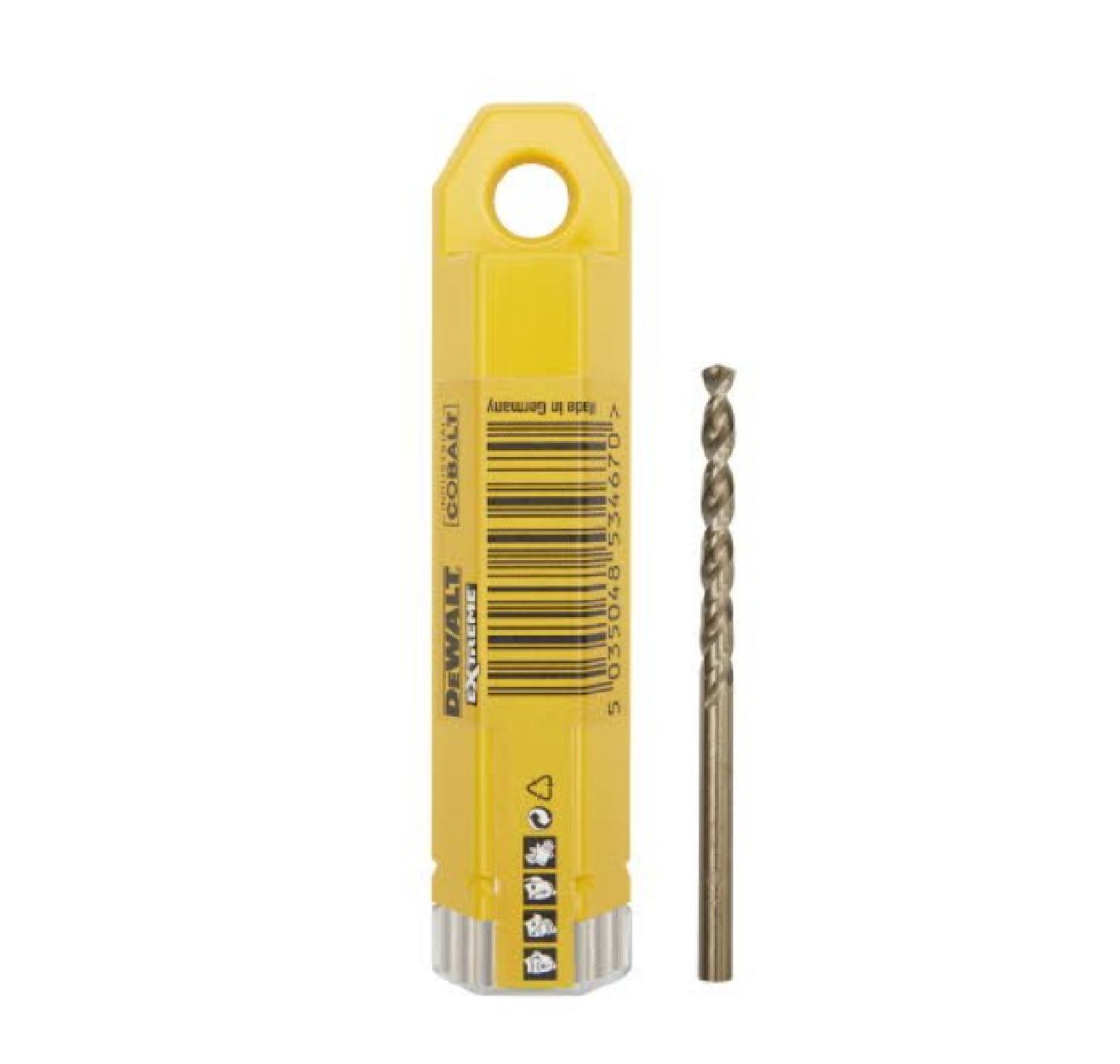 DEWALT DT4931 - 10 szt. Wierteł Cobaltowych do metalu HSS-Co Extreme, 5.2mm