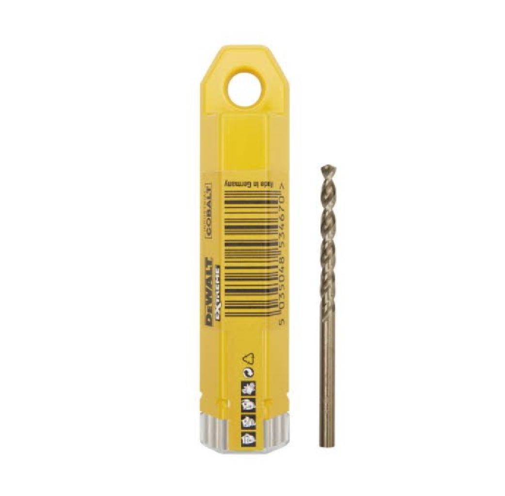 DEWALT DT4934 - 10 szt. Wierteł Kobaltowych do metalu HSS-Co Extreme, 6.5mm