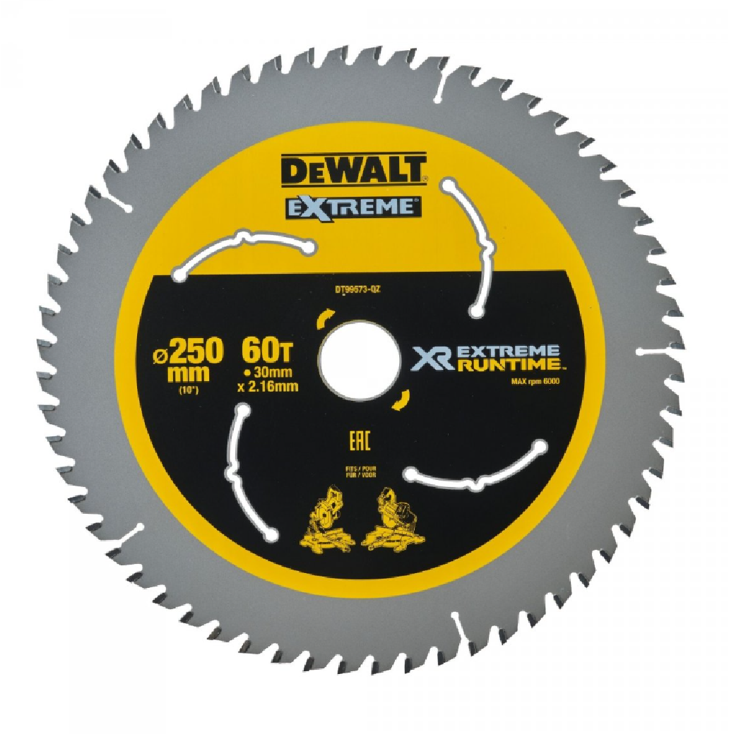 DEWALT DT99573 - Piła tarczowa 250x30mmx60z