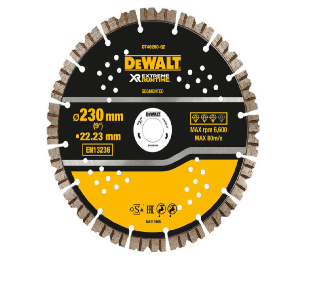DEWALT DT40260 - Tarcza diamentowa 230 x 22.23 mm