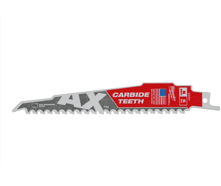 Milwaukee 48475521 - BRZESZCZOT S TCT AX Z WĘGLIKIEM 150mm/5T /5szt