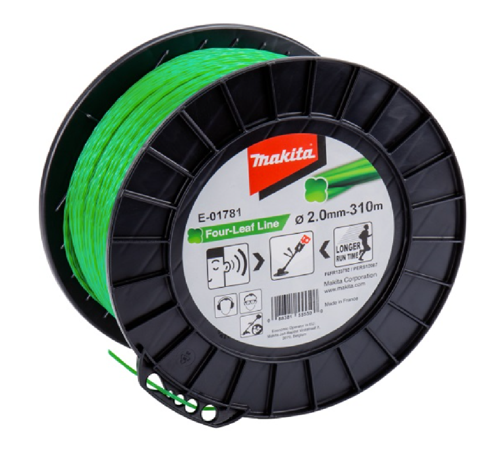 Makita ME-01781 - Żyłka tnąca nylonowa koniczyna, średnica 2.0mm, długość 310m