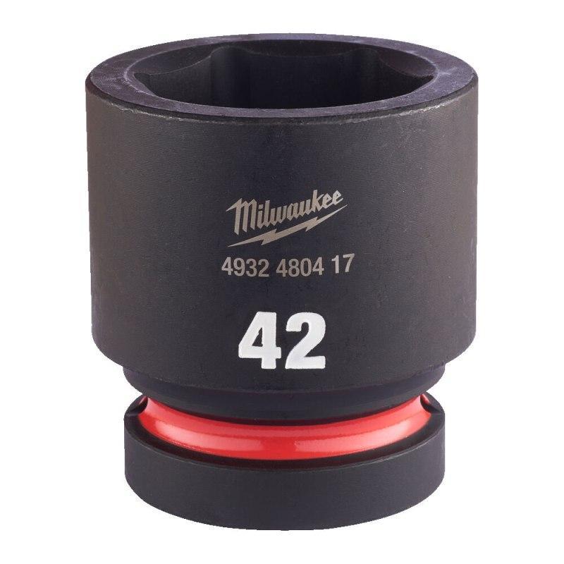 Milwaukee 4932480417 - Nasadka udarowa Shockwave 1" 6-kątna, krótka 42 mm