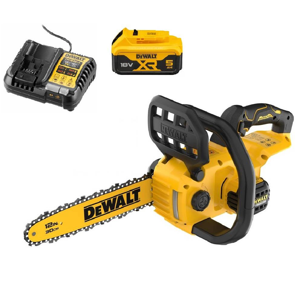 DEWALT DCMCS565P1 - Piła łańcuchowa 18V,30cm 1x5,0Ah