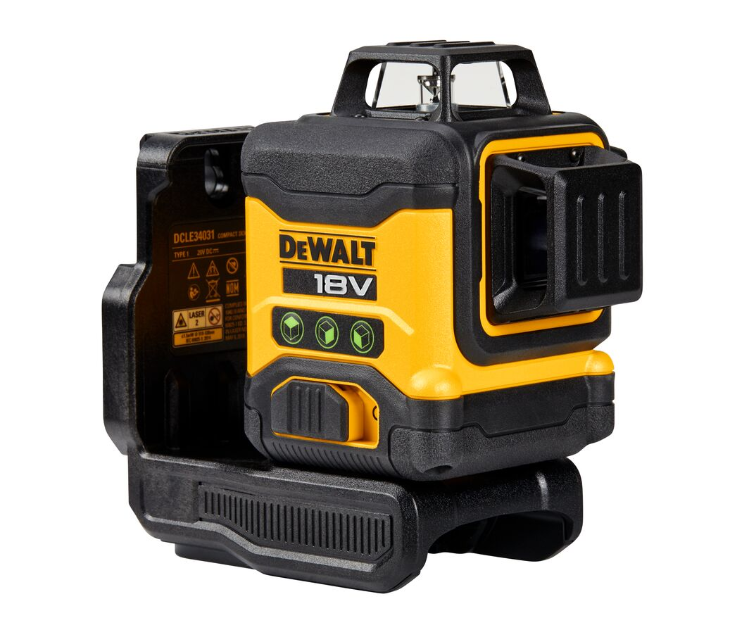 DEWALT DCLE34031D1 - Laser 3-wiązkowy 360° zielony, do 40m, 18V 1x2,0Ah