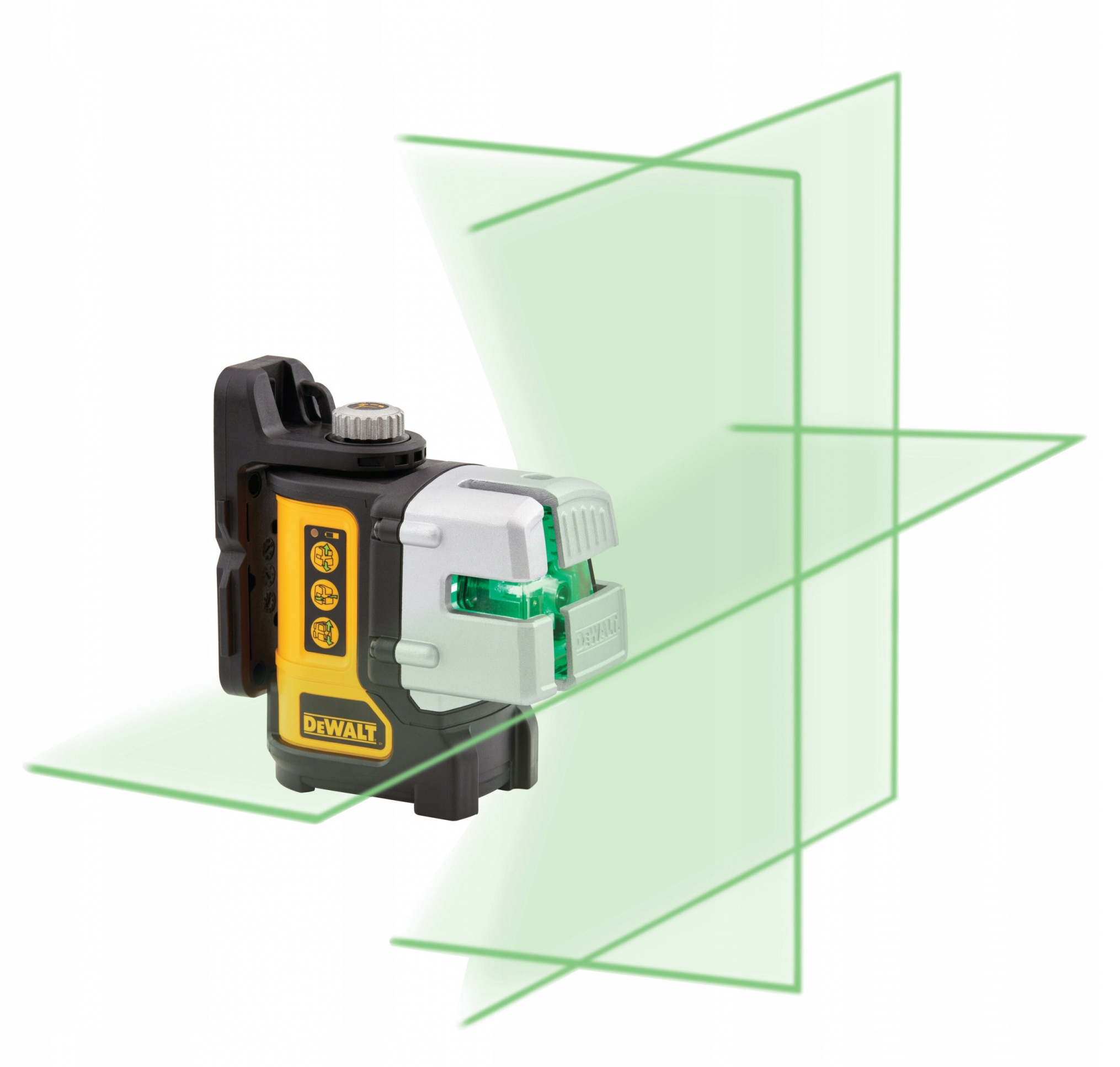 DEWALT DW089CG - Laser Krzyżowy ziel. 180° 3-wiązki