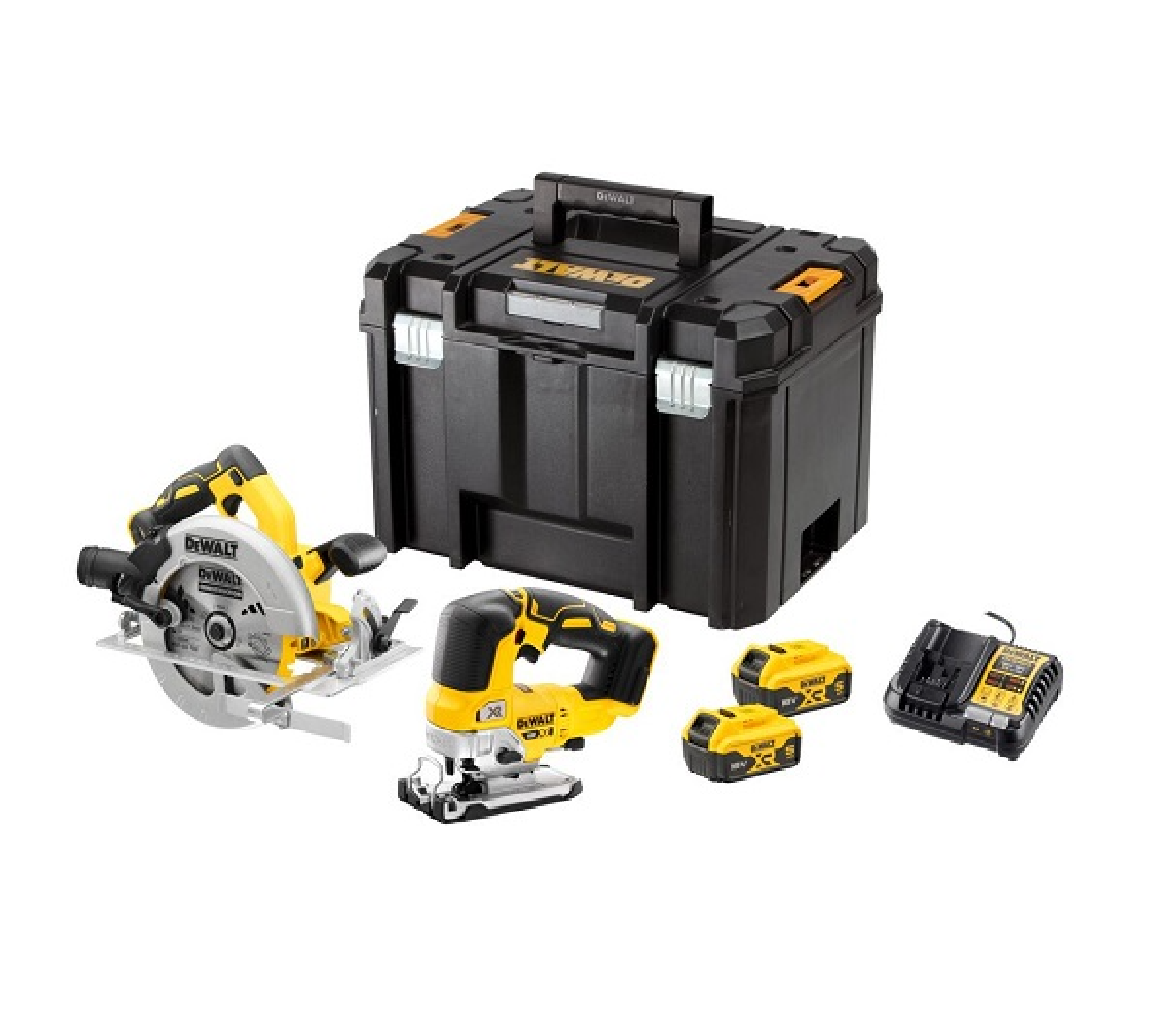 DEWALT DCK2012P2T - Zestaw Combo DCS570 + DCS334 18V,2x5.0Ah