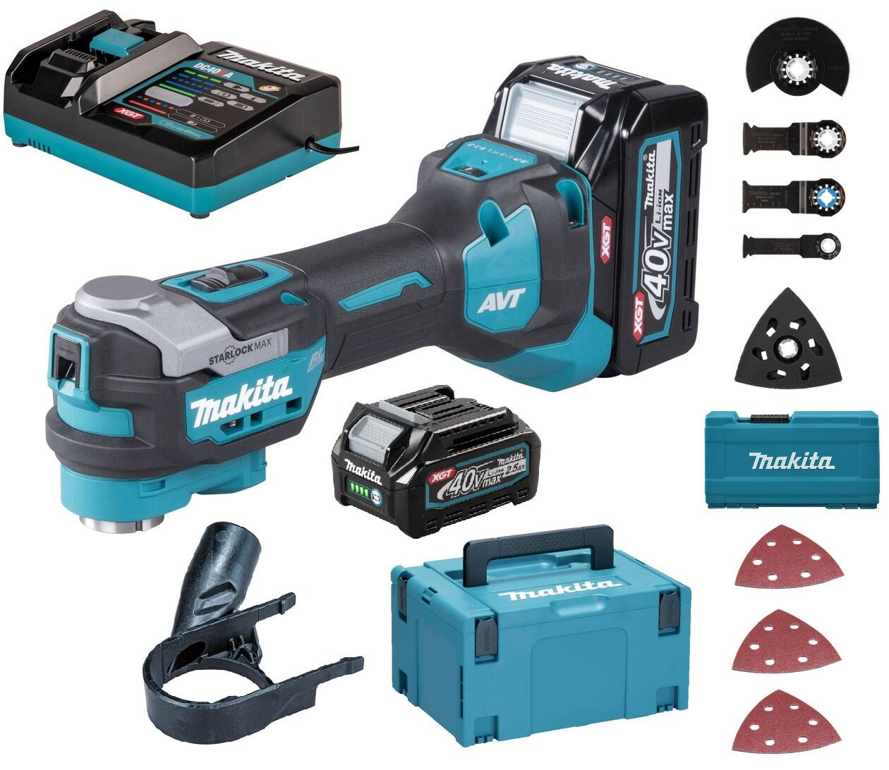 Makita TM001GD201 - Narzedzie wielofunkcyjne 40v,2x2,5Ah