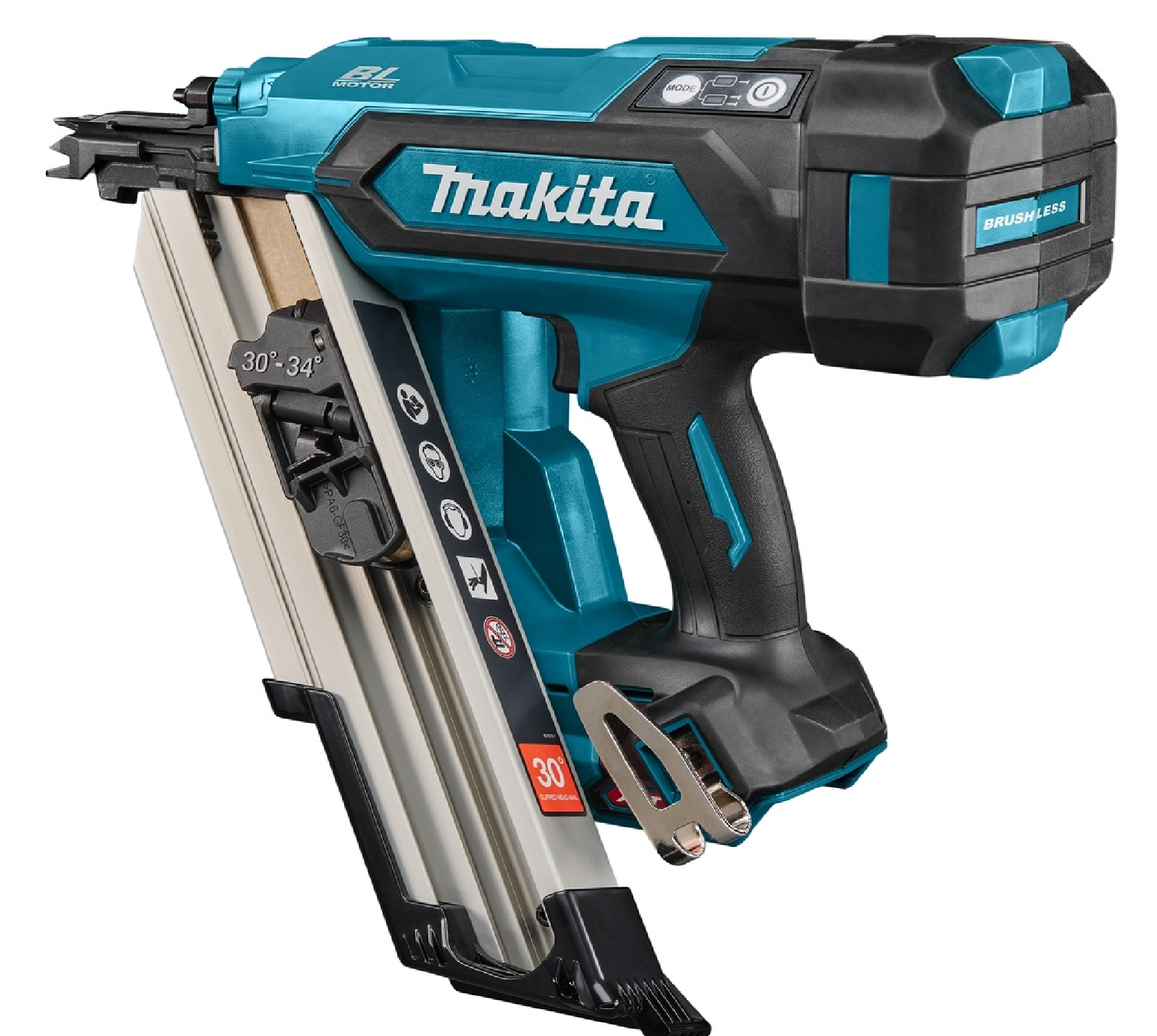 Makita BN001GZ - Gwoździarka 40v,30-34° 50-90mm 2x2,5Ah