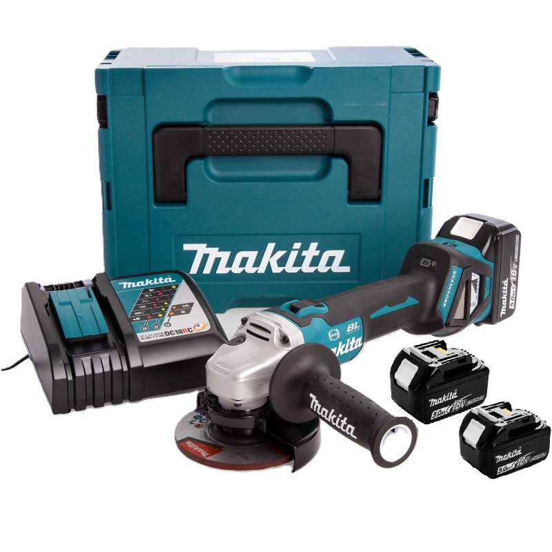 Makita DGA511RT3J - Szlifierka kątowa 125mm