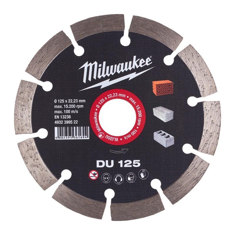 Milwaukee 4932399522 - Tarcza diamentowa tnąca DU 125 x 22,23 mm