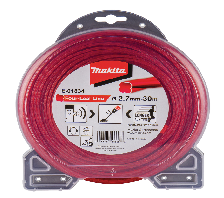 Makita E-01834 - Żyłka nylonowa „Koniczyna” 2,7 mm x 30 m