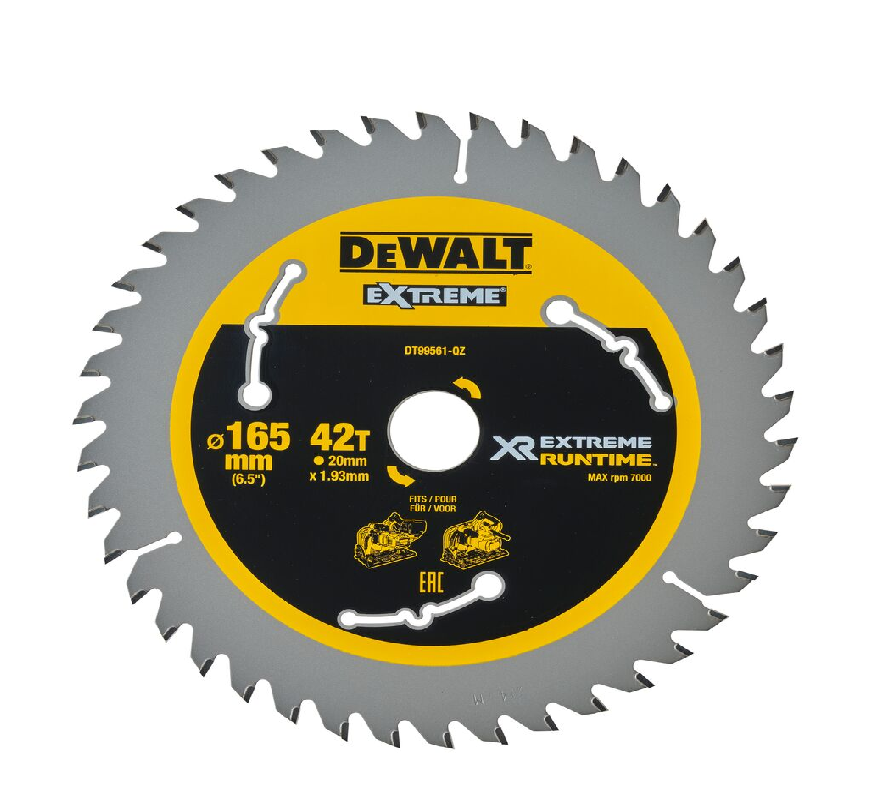 DEWALT DT99561 - Piła tarczowa 165mm, 42 zęby