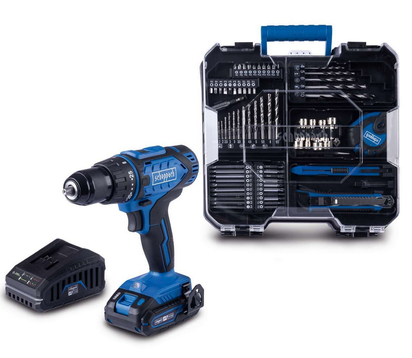 Scheppach C-DTB74/1-X 20 V IXES - Wiertarko-wkrętarka w walizce
