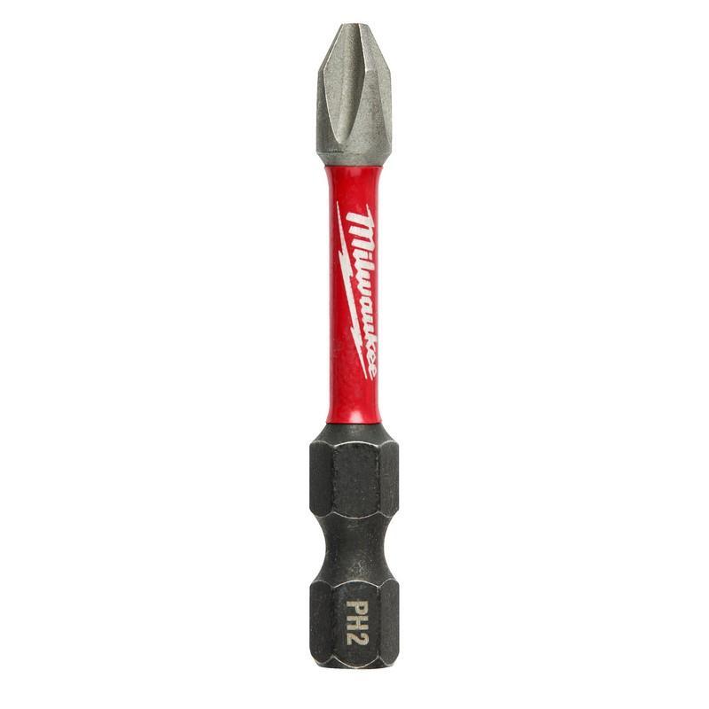 Milwaukee 4932430855 - Bit udarowy Shockwave do śrub Phillips, PH2x 50 mm (10 szt.)