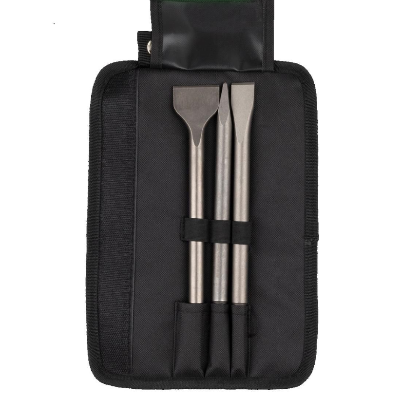 Wolfcraft WF8605000 - Zestaw 3 dłut SDS-Plus w futerale