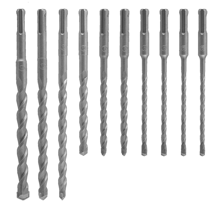 Wolfcraft WF8606000 - Zestaw wierteł do betonu SDS-Plus