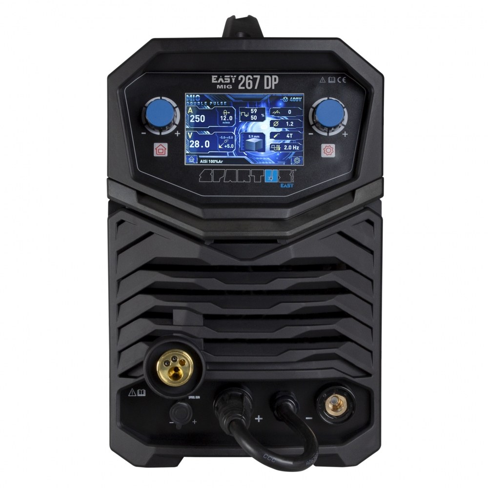 Spartus EasyMIG 267 DUAL PULSE - Półautomat z podwójnym pulsem 250A