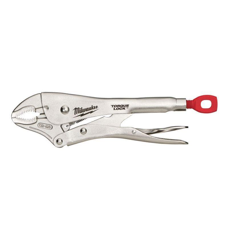 Milwaukee 4932471725 - Szczypce zaciskowe Torque Lock, wygięte 10"
