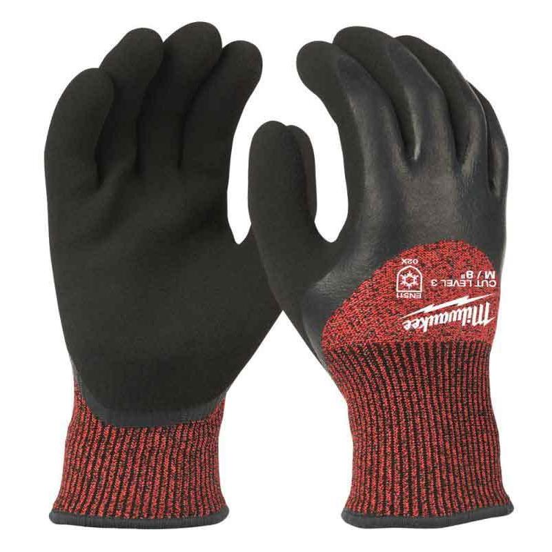 Milwaukee 4932471347 - Rękawice zimowe, odporne na przecięcia M/8