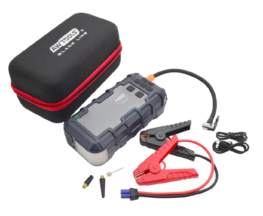 AWTOOLS AW16208BL - URZĄDZENIE ROZRUCHOWE Z KOMPRESOREM POWERBANK 16000mAh