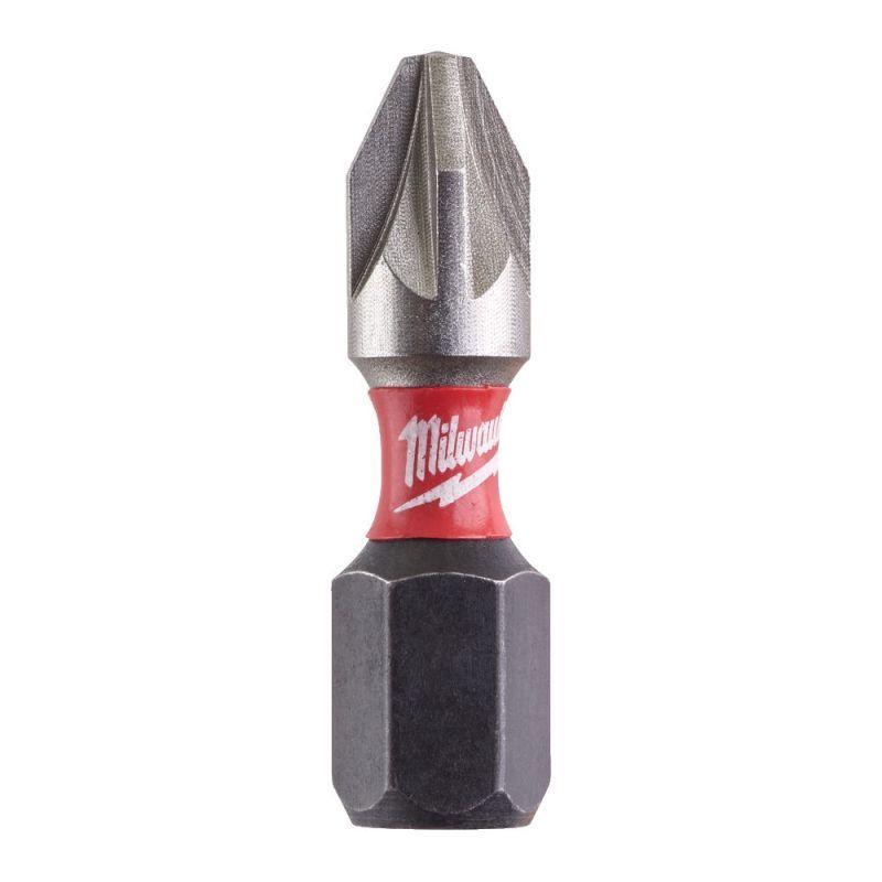 Milwaukee 4932430864 - Bit udarowy Shockwave Impact Duty do śrub Pozidriv PZ2 x 25 mm