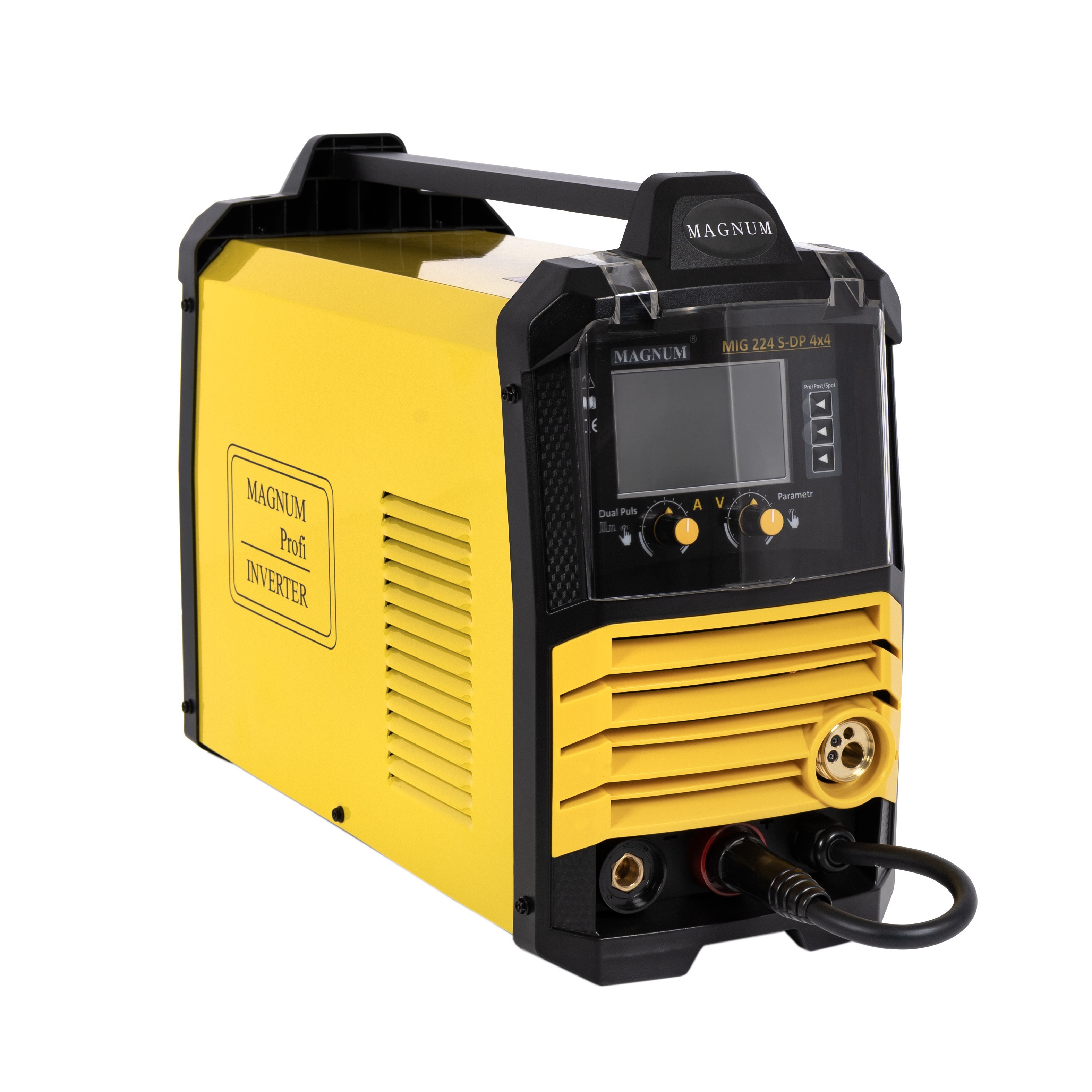 Magnum MIG 224 LCD DUAL PULS SYNERGIA - Spawarka inwerterowa migomat