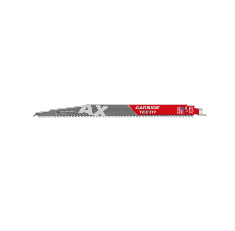 Milwaukee 48475527 - Brzeszczot do cięcia drewna z gwoździami 300mm x 5 Tpi 5 szt.