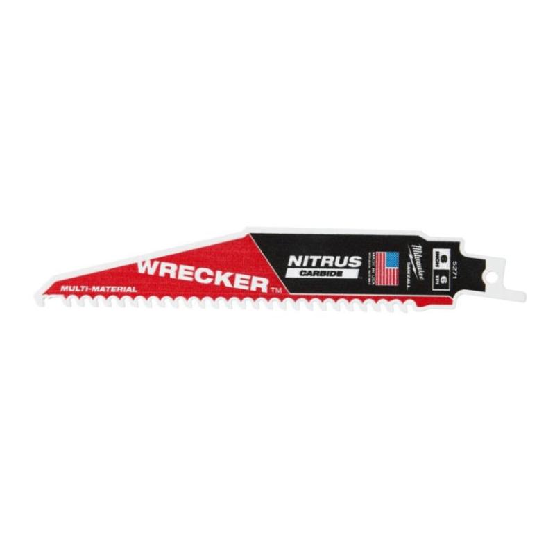 Milwaukee 48475571 - Brzeszczot do cięcia w różnych materiałach z węglikiem 150 mm x 6 TPI 5 szt.