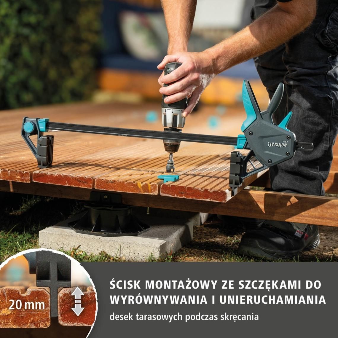 Wolfcraft WF6970000 - Zestaw do budowy tarasów PRO