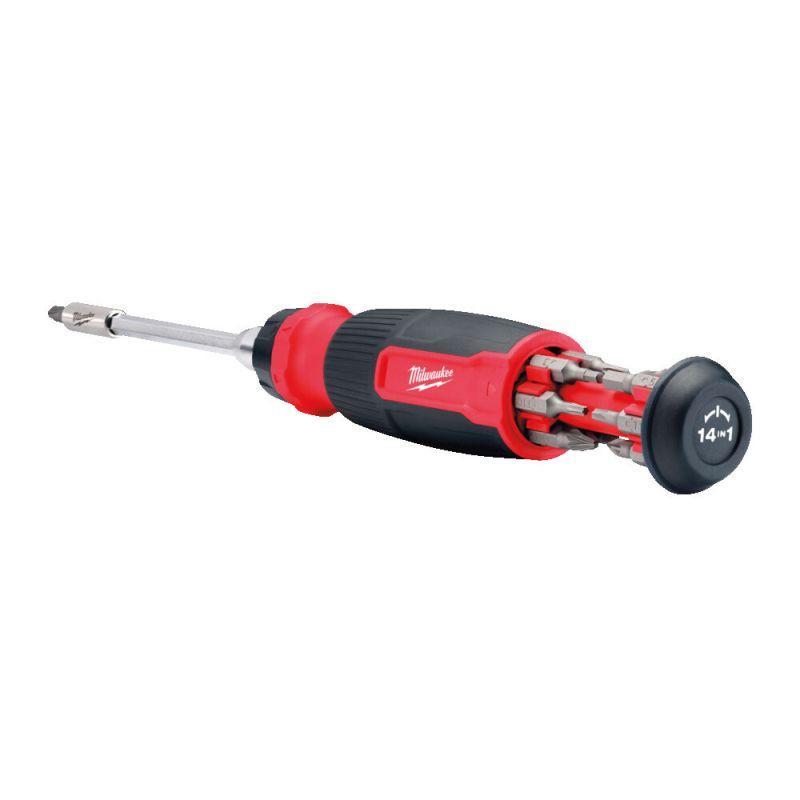 Milwaukee 4932480582 - Multi-wkrętak z grzechotką 14 w 1