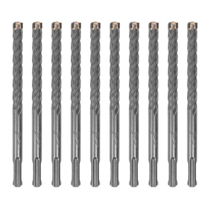 Milwaukee 4932498894 - Wiertło udarowe do betonu SDS-Plus 4-ostrzowe 12 x 90/160 mm (10 szt.)