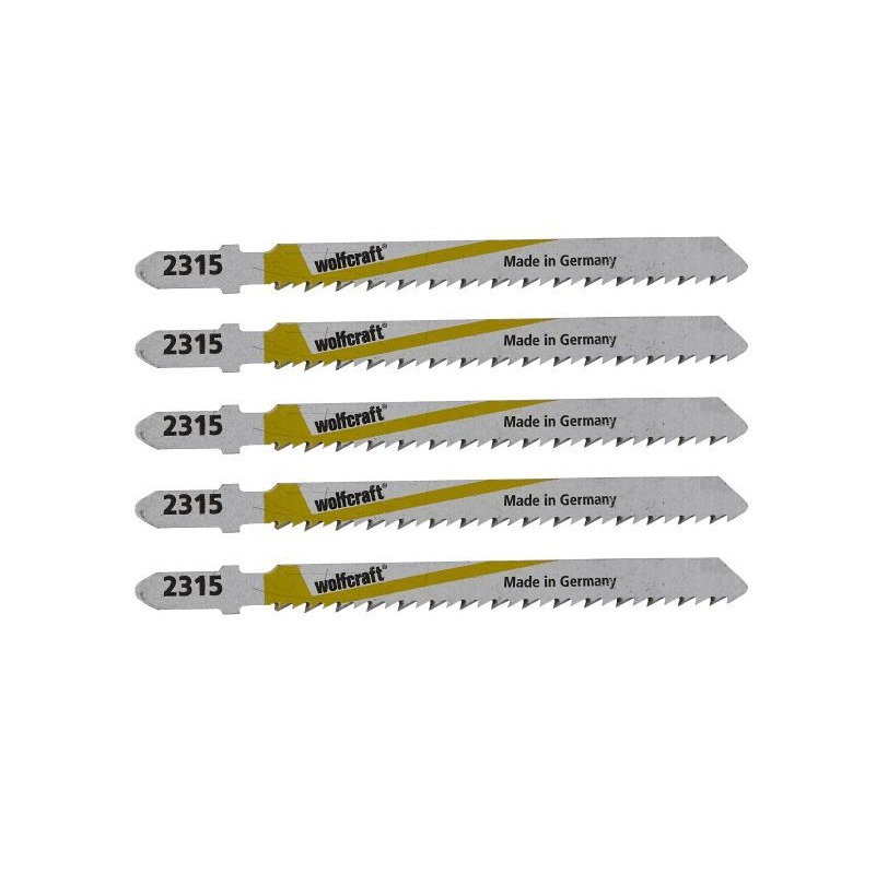 Wolfcraft WF2365000 - Brzeszczot do dokłądnego cięcia drewna (5 szt.)
