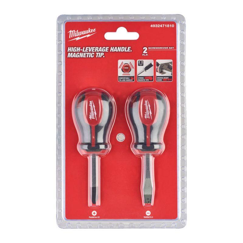 Milwaukee 4932471810 - Zestaw krótkich wkrętaków - 2 szt.