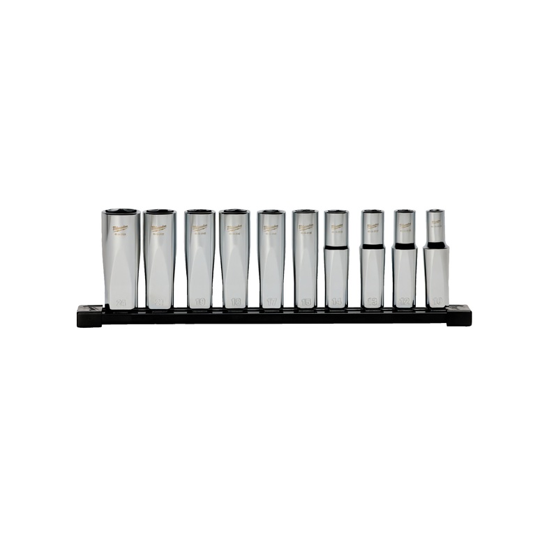 Milwaukee 4932501805 - Zestaw nasadek metrycznych 1/2"