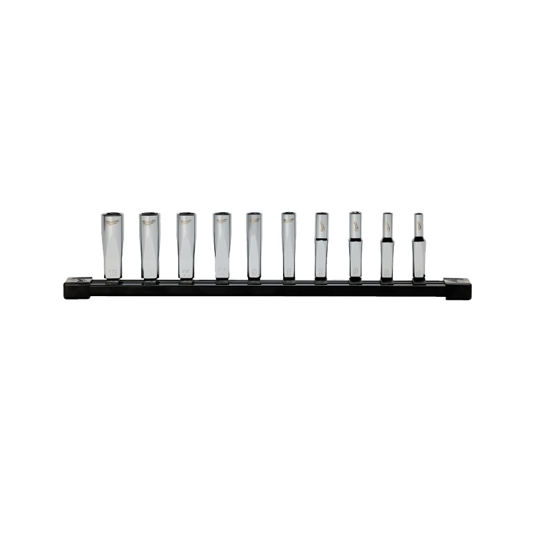 Milwaukee 4932501801 - Zestaw nasadek długich metrycznych 1/4"