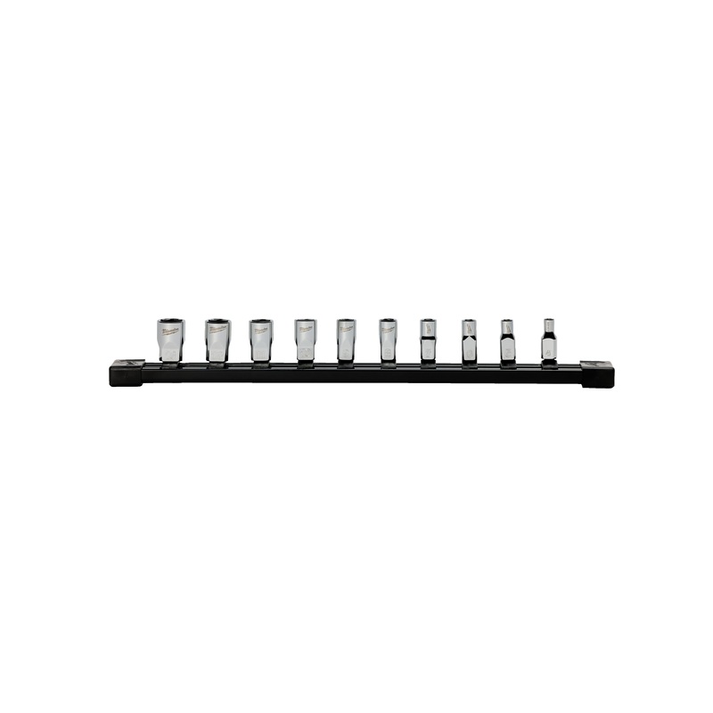 Milwaukee 4932501800 - Zestaw nasadek metrycznych 1/4"