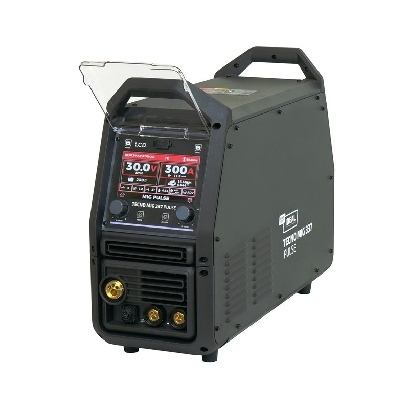 Ideal TECNO MIG 337P PULSE LCD Black Series 4x4 - Spawarka inwertorowa Migomat