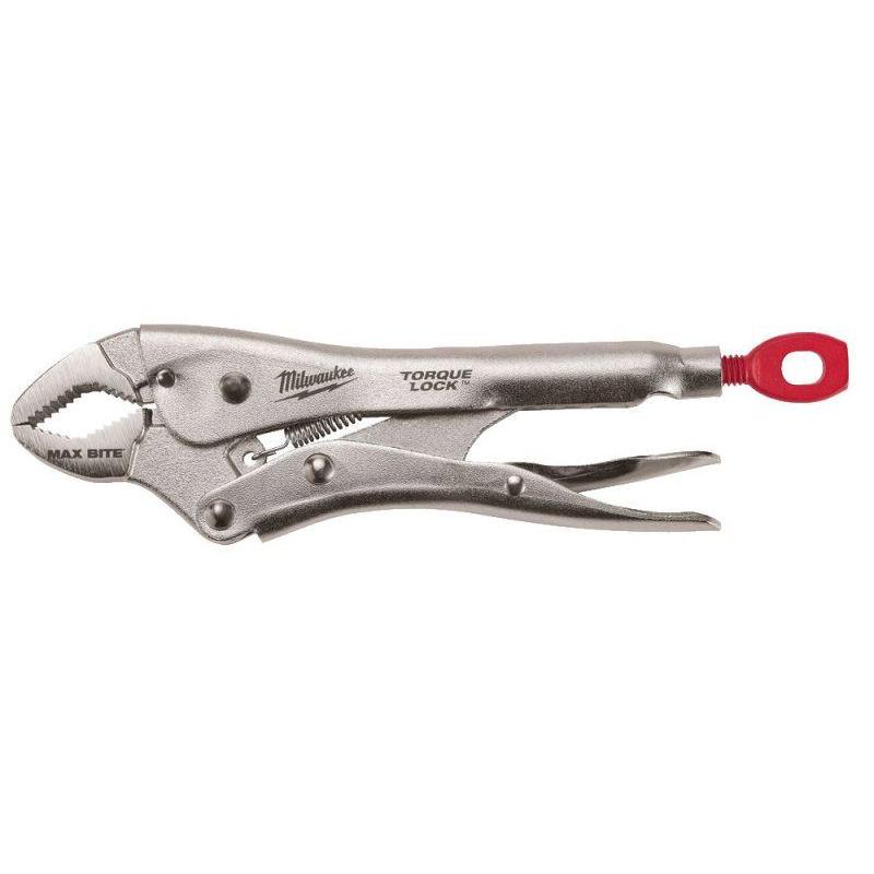 Milwaukee 4932471730 - Szczypce zaciskowe Max Bite wygięte 7"